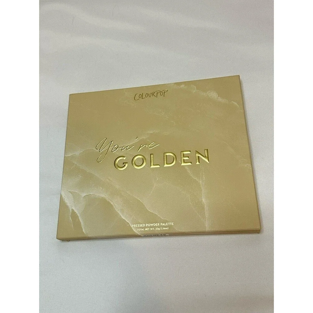 ColourPop You're Golden Eyeshadow Pressed Powder Palette 30 Shades NEW IN BOX